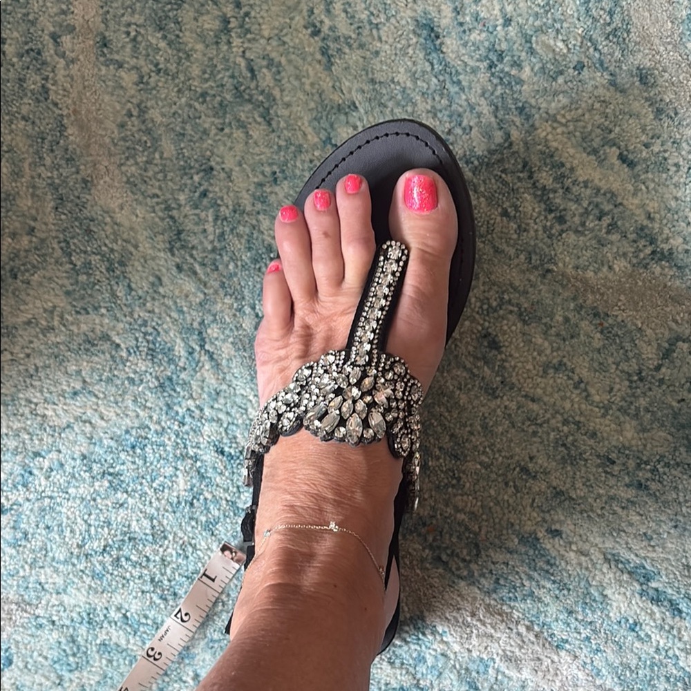 Yellow Box Crystal sandals